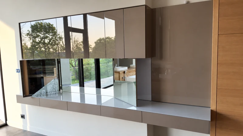 Bathroom — worktop and mirror — BK76 / meblobud.pl