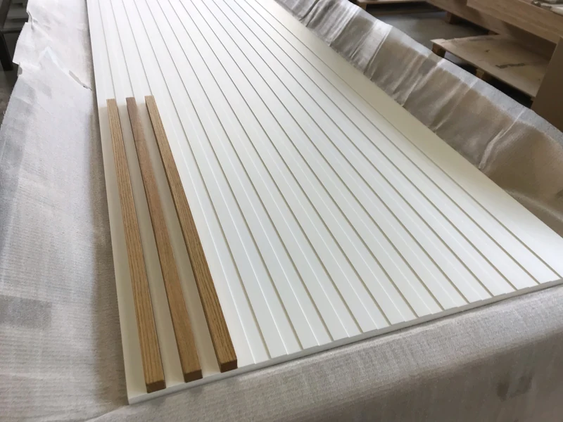 Surface cannelée blanche — BK76 / meblobud.pl