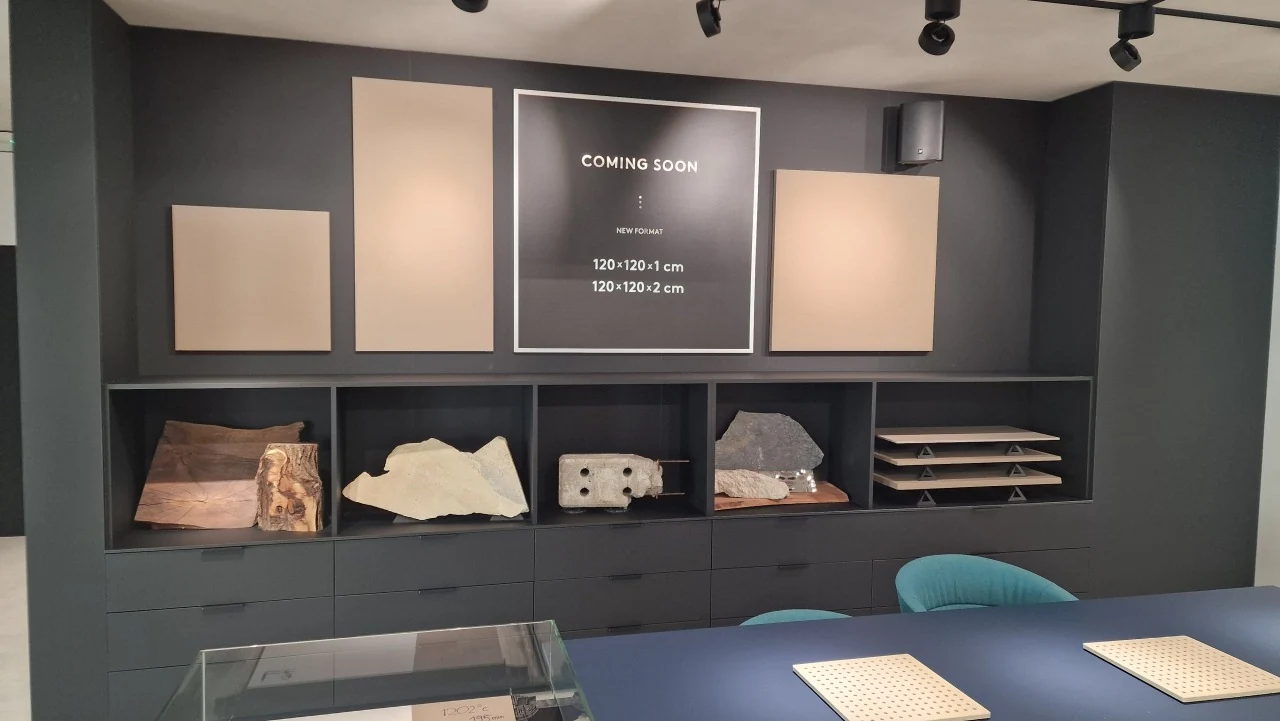 Zabudowa do ekspozycji próbek materiałów — Star Training Center, Końskie